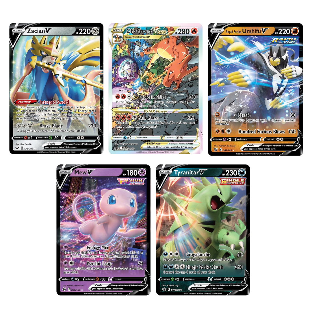 5 Full-Art Pokémon Mystery Card Pack
