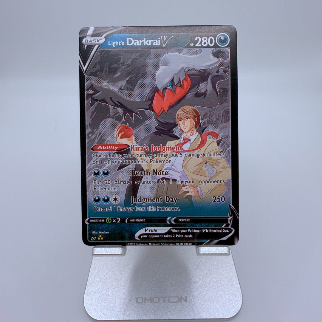 Light's Darkrai V Custom Pokémon Card