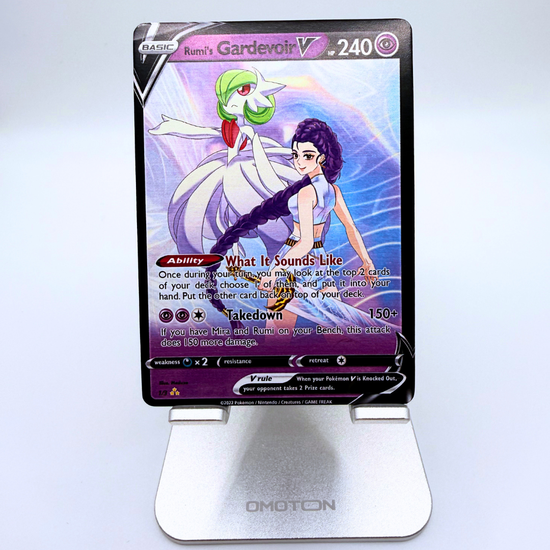 Rumi's Gardevior V Custom Pokémon Card