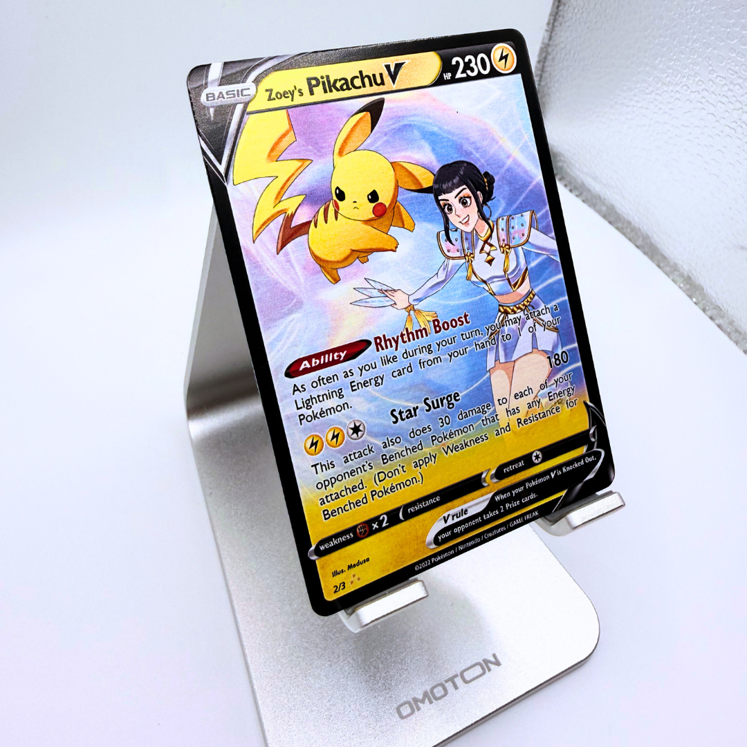 Zoey's Pikachu V Custom Pokémon Card