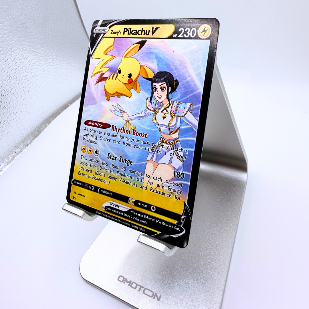 Zoey's Pikachu V Custom Pokémon Card
