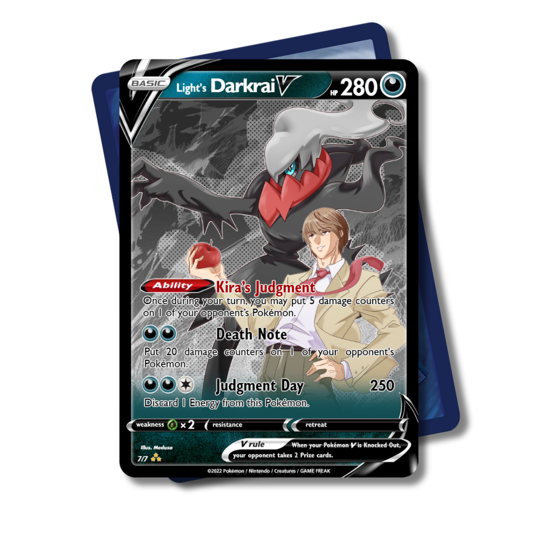 Light's Darkrai V Custom Pokémon Card