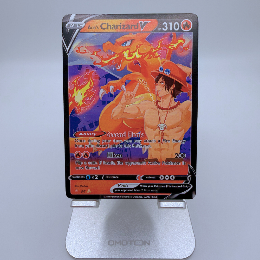 Ace's Charizard V Custom Card
