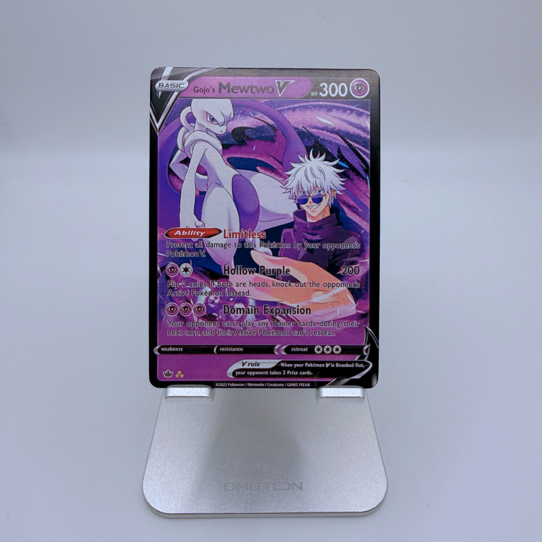 Gojo's Mewtwo V Custom Pokémon Card