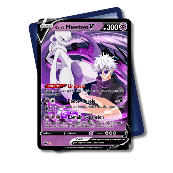 Gojo's Mewtwo V Custom Pokmon Card Gojo's Mewtwo V Custom Pokmon Card