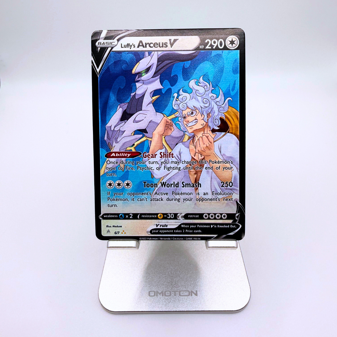 Luffy's Arceus V Custom Card