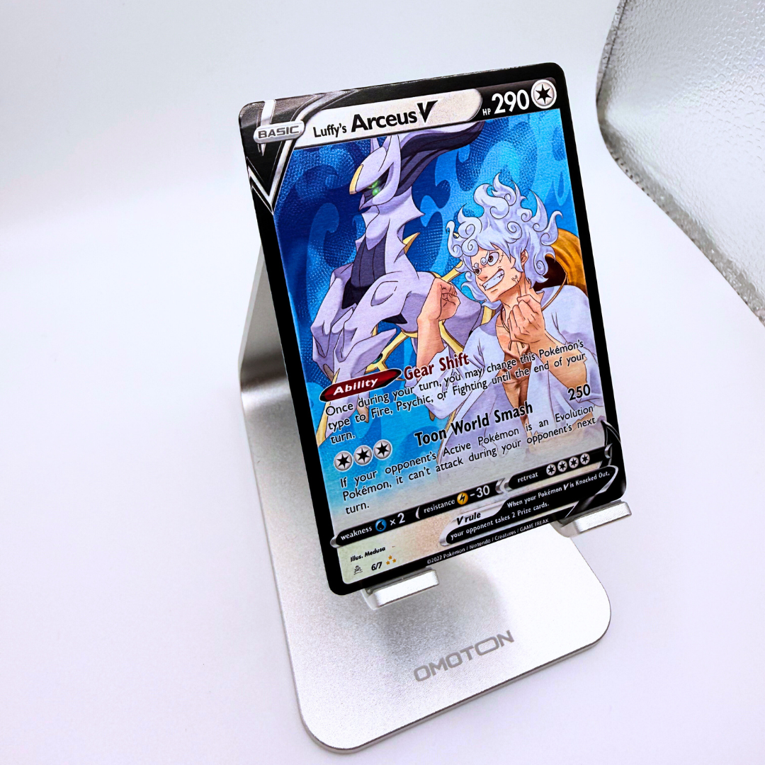 Luffy's Arceus V Custom Card