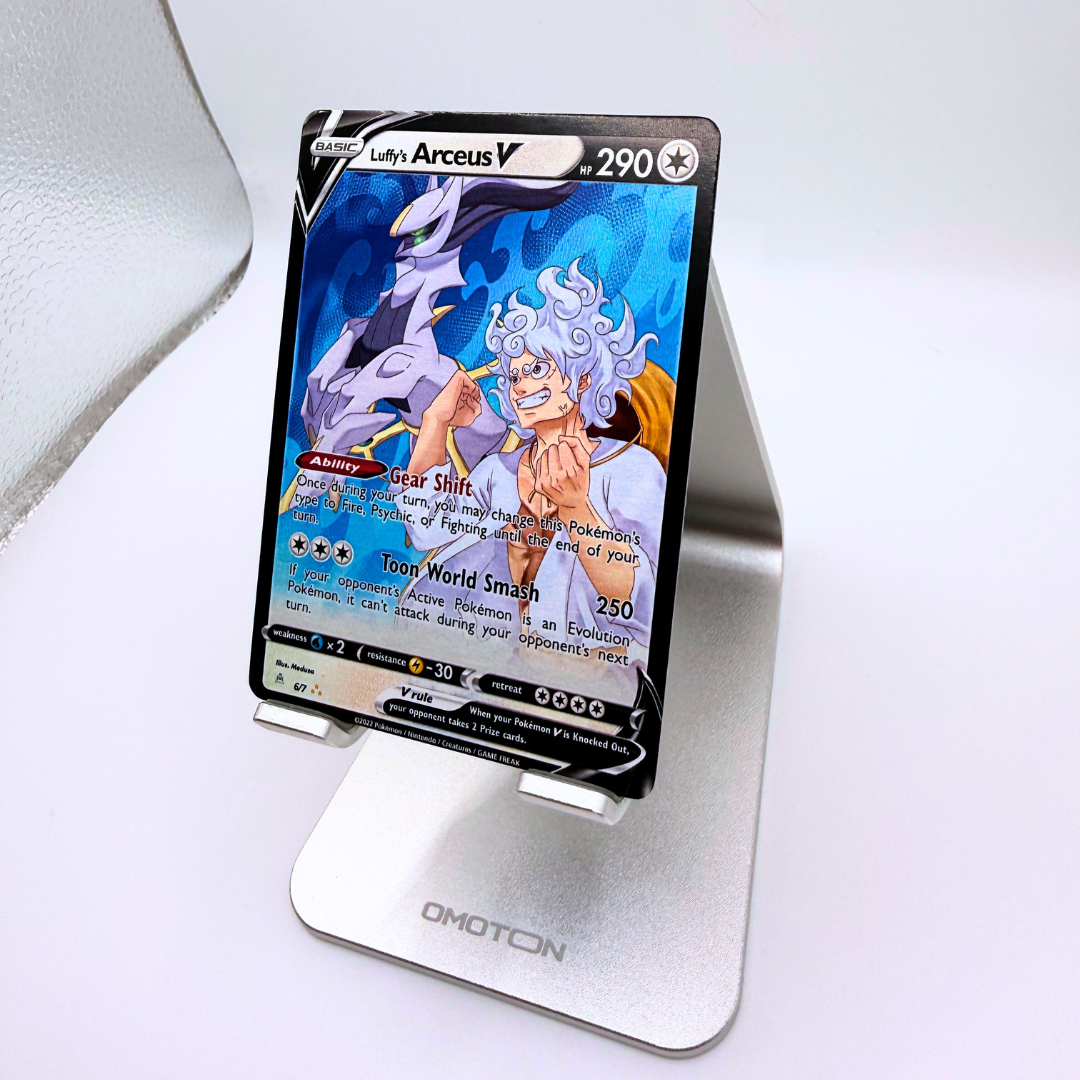 Luffy's Arceus V Custom Card