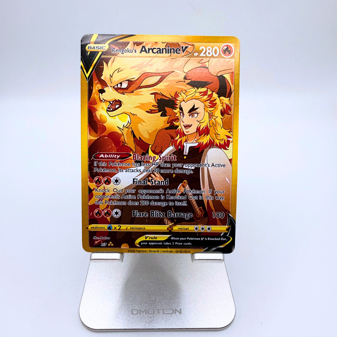 Rengoku’s Arcanine V Custom Card